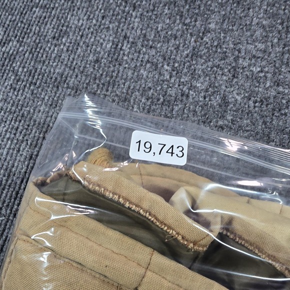 VTG Dickies Vest Mens XL Beige Canvas Quilted Lined Full Zip Insulated Workwear - Picture 12 of 12